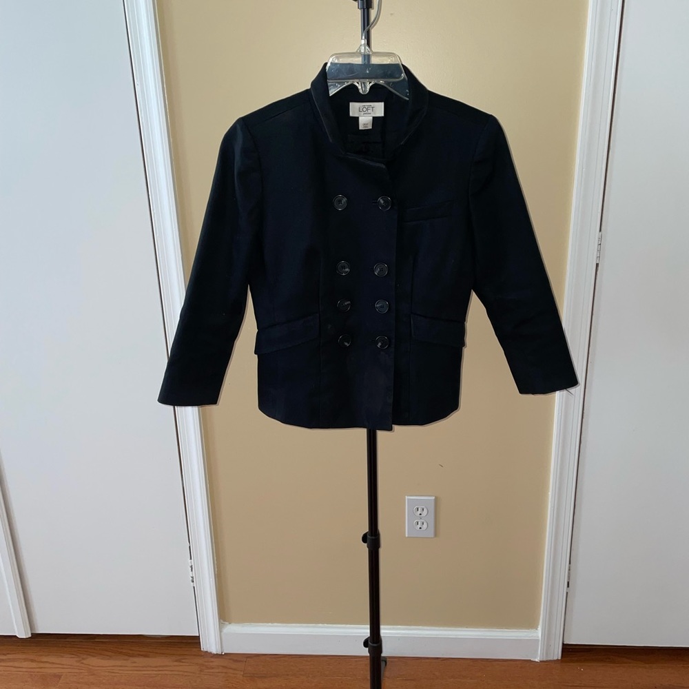 Loft Black Button Jacket - image 2
